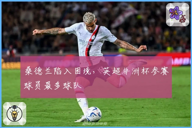 桑德兰陷入困境，英超非洲杯参赛球员最多球队